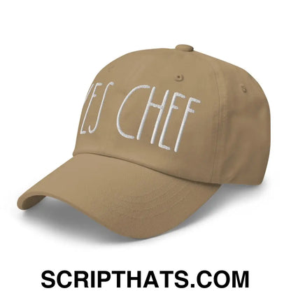 Yes Chef Dad Hat Khaki