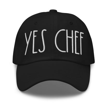 Yes Chef Dad Hat Black