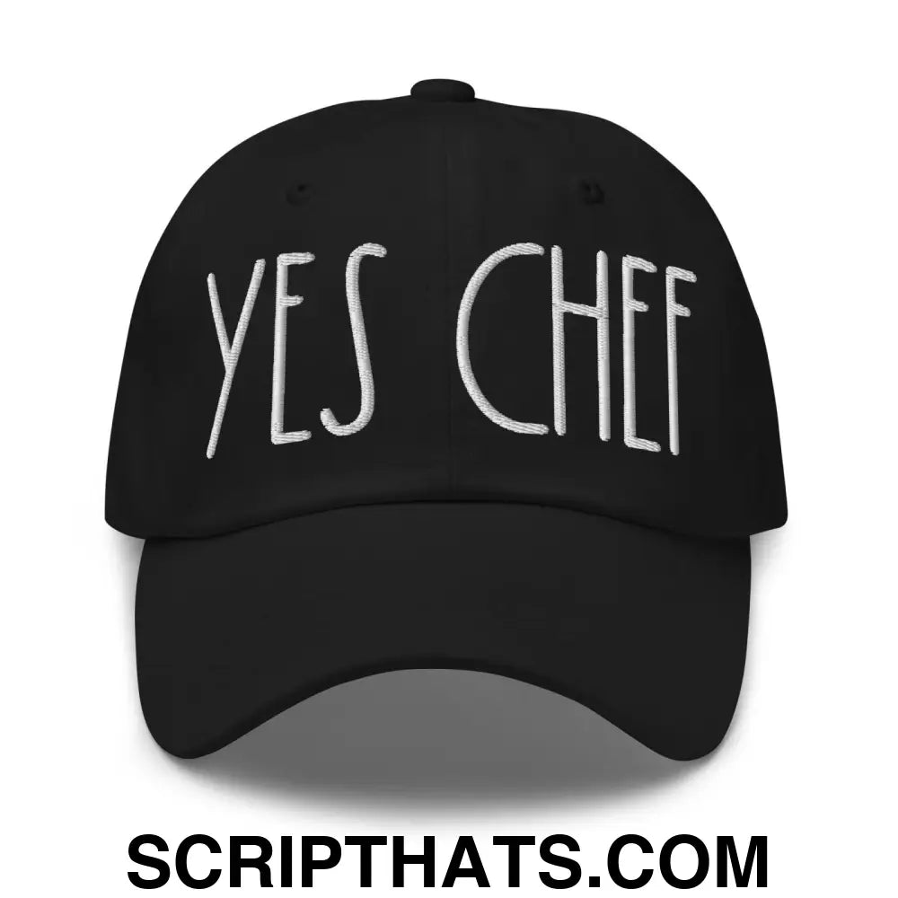 Yes Chef Dad Hat Black