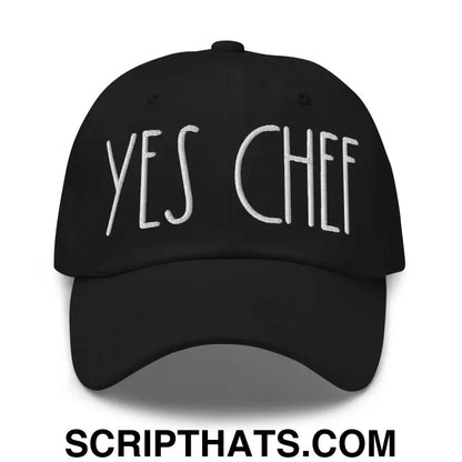 Yes Chef Dad Hat Black