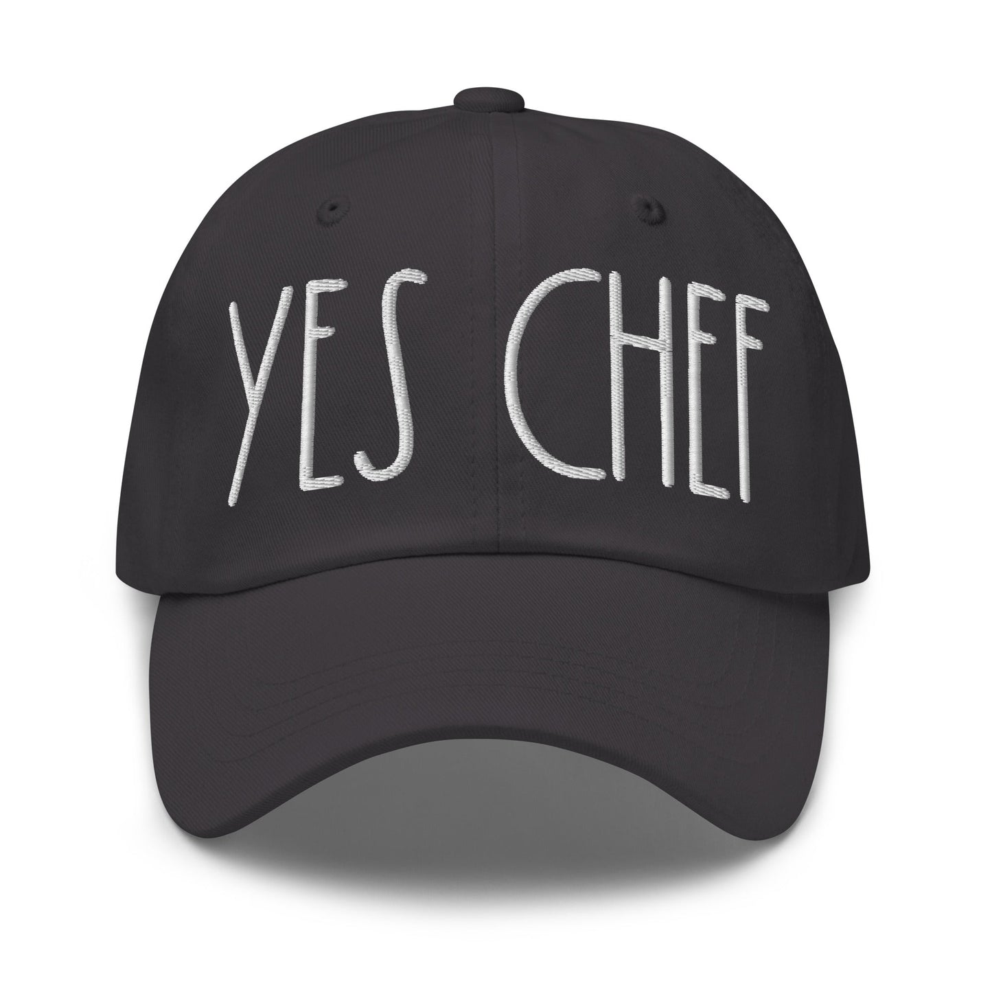 Yes Chef Dad Hat Dark Grey