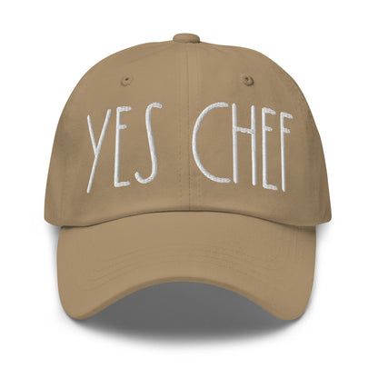 Yes Chef Dad Hat Khaki