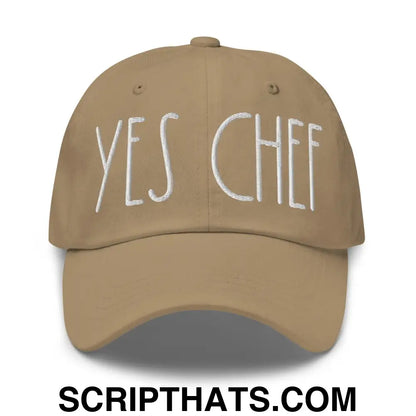 Yes Chef Dad Hat Khaki