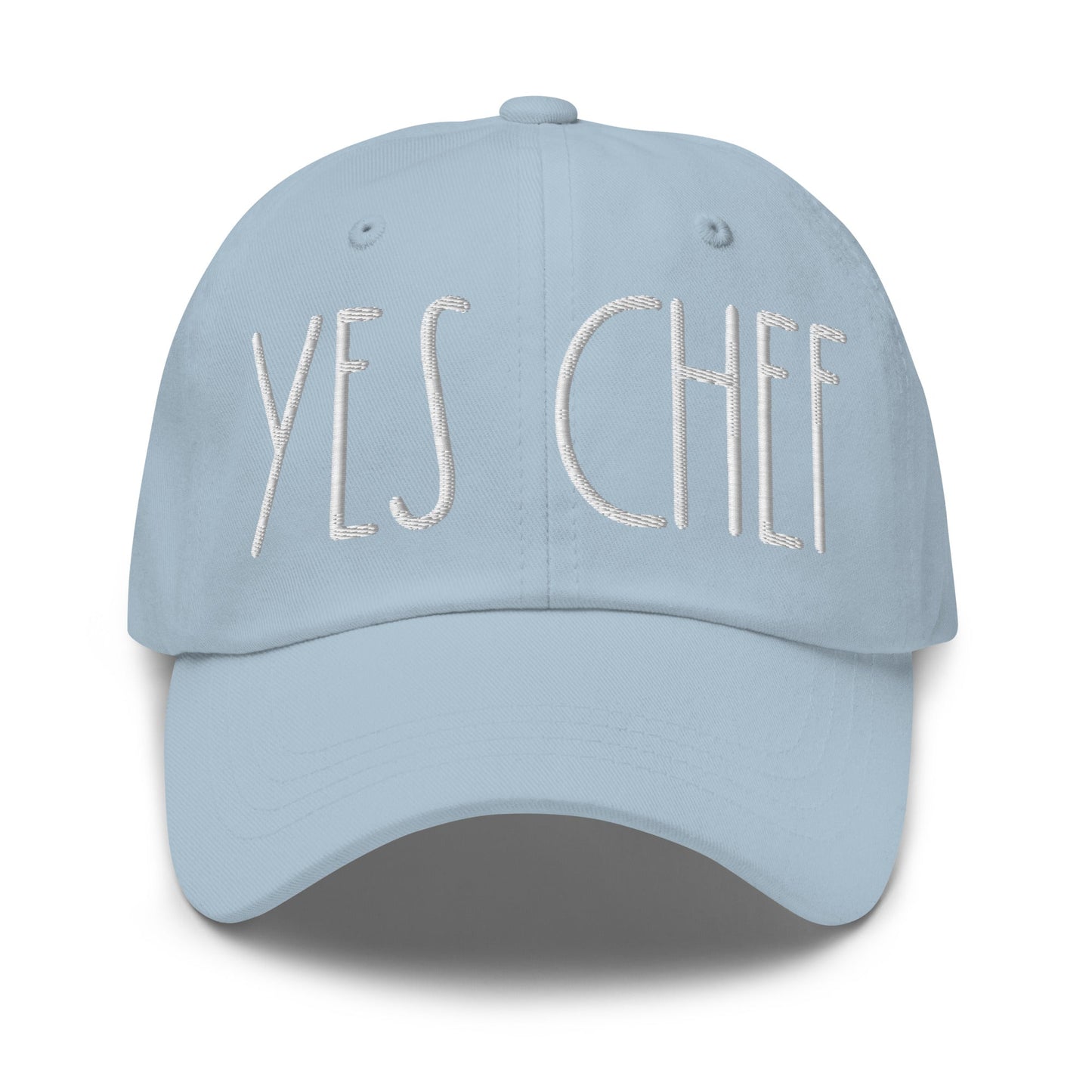 Yes Chef Dad Hat Light Blue