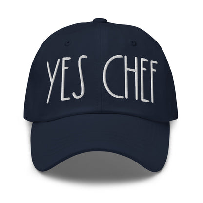 Yes Chef Dad Hat Navy