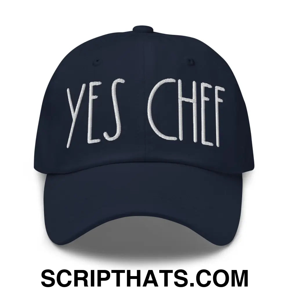 Yes Chef Dad Hat Navy