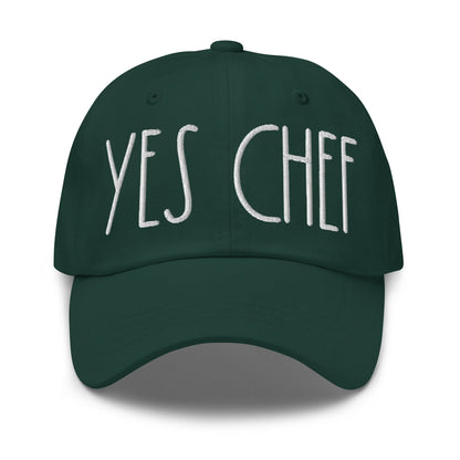 Yes Chef Dad Hat Spruce