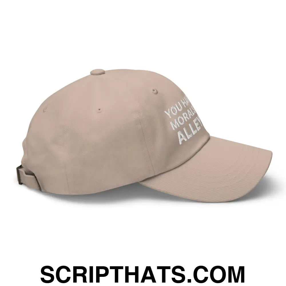 You Have The Morals of An Alley Cat Dad Hat Stone