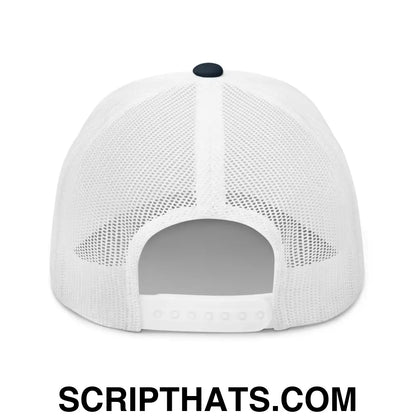 You Missed Retro Trucker Hat Navy White