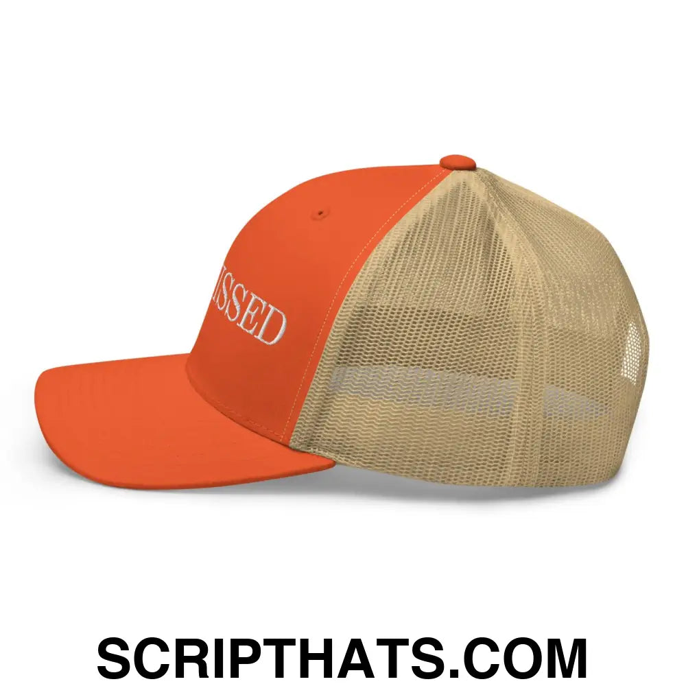 You Missed Retro Trucker Hat Rustic Orange Khaki